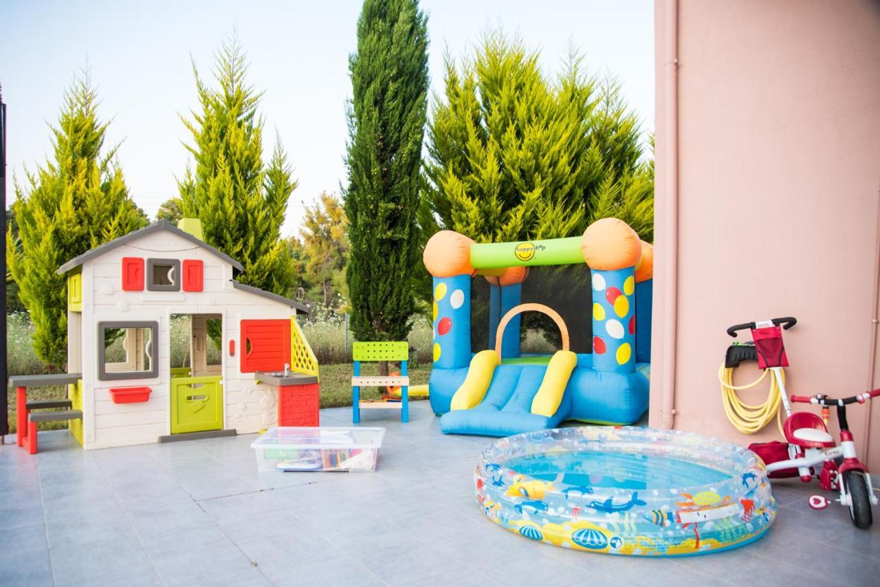Sani Villa Perfect For Family Vacations المظهر الخارجي الصورة
